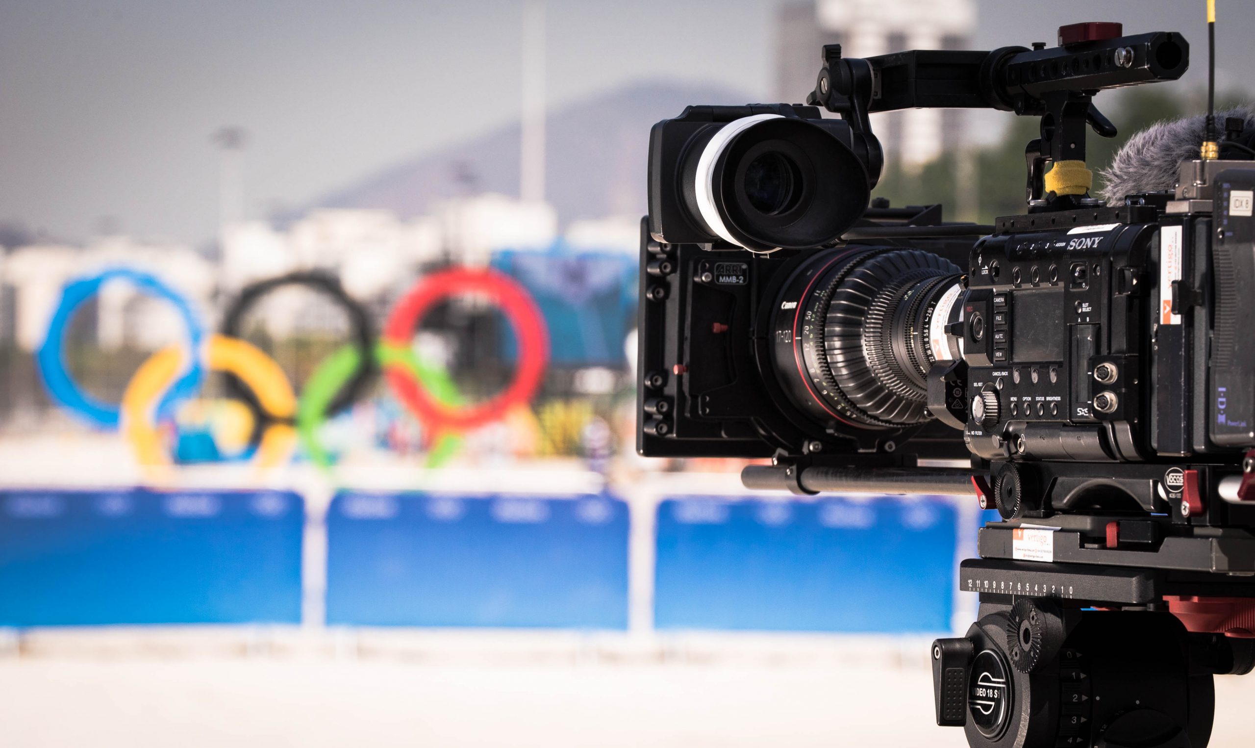 Tim Butt Cameraman Rio Olympics Sony F55 Canon CN7x17 Camera Setup